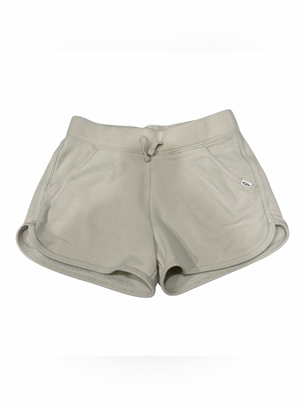 Abercrombie Kids Essential Sunday Shorts Soft Cream Off-White Girl’s Size 11/12